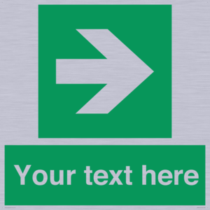 Custom Arrow Right Sign